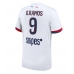 Maillot de foot Paris Saint-Germain Goncalo Ramos #9 Extérieur vêtements 2025-26 Manches Courtes